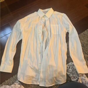 Cat & Jack White Button Down Shirt guc